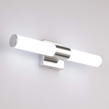 Éclairage pour meuble de salle de bain, appliques LED chromées 16 W pour miroir - Cadeau surprise