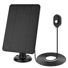 Solar Panel compatible Arlo Pro 4/Ultra 2/Pro 3/Ultra/Pro 5S Security Camera Charging Panel- Multicolor_Black/Multicolor_Surprise Gift