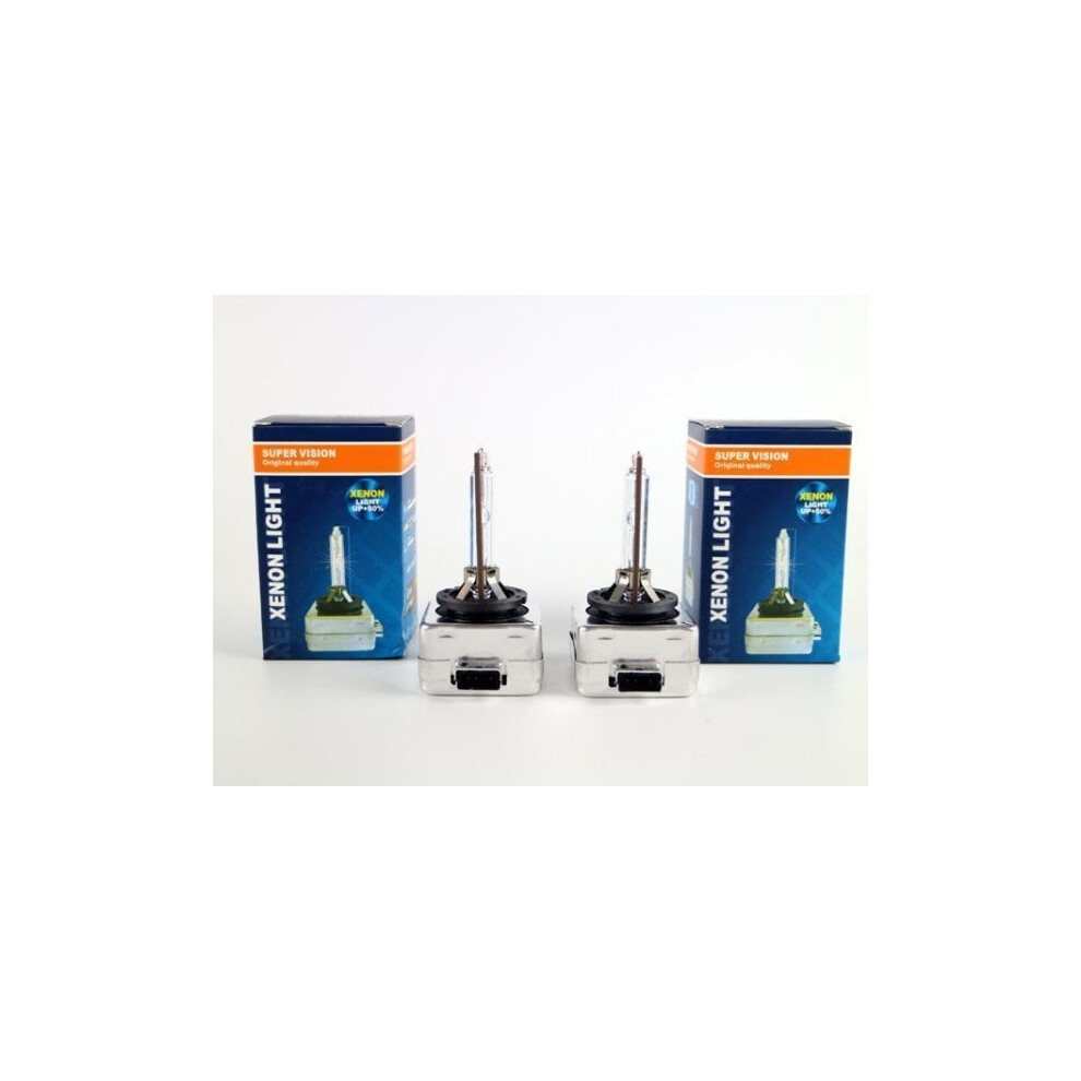 2-Pack D1s 35W 6000K Xenon Hid Headlight Bulbs +50% Brightness Pk32d-2_Surprise Gift 6902344790880