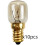 Lot de 10 ampoules E14 25W pour four, blanc chaud, angle de diffusion de 360_Cadeau surprise 1