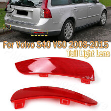 Remlicht achterbumper reflector lichtlens reflector licht compatibel met Volvo S40 V50 2008-2015 30763345 30763346 voertuigonderhoud en right_Surpr