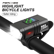 T6 Bicycle Light Front 1000 Lumen Cycling LED Powerful Flashlight Bicycle Lighting Headlight USB_Surprise Gift