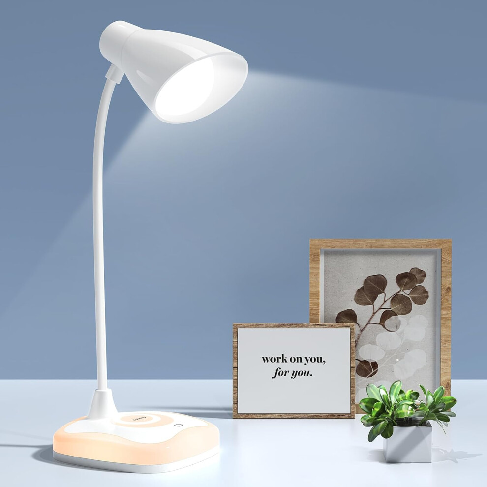 Desk Lamp, Battery Powered Table Lamp, Usb Rechargeable Lamp, 3 Brightness Levels, Touch Control Bedside Lamps_surprise Gift 6902344790378