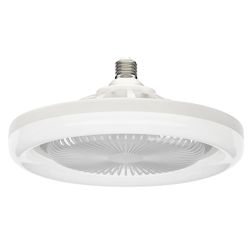 Led Fan, E27 Bulb Holder, Rotatable Mini Ceiling Fan Lamp, With Remote Control_surprise Gift Light 6902344793874