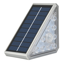 Solar Powered Stair Light Outdoor Waterproof Step Induction Light Garden Foot Light Step Light Self-adhesive Home Night Light 5pcs_L70XW70XH44 mm Ind