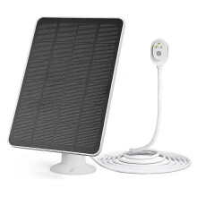 Solar Panel compatible Arlo Pro 4/Ultra 2/Pro 3/Ultra/Pro 5S Security Camera Charging Panel - Black Multicolor_White/Multicolor_Surprise Gift