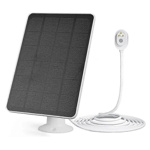Solar Panel compatible Arlo Pro 4/Ultra 2/Pro 3/Ultra/Pro 5S Security Camera Charging Panel - Black Multicolor_White/Multicolor_Surprise Gift