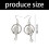 Boucles d'oreilles en alliage inspirées de bobines uniques, 3
