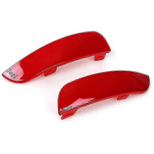Compatibile con Volvo S40 V50 2008 2009 2010 2011-2015, catarifrangente posteriore rosso per paraurti, lente, luce di segnalazione, copertura per lam