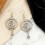 Boucles d'oreilles en alliage inspirées de bobines uniques, 4