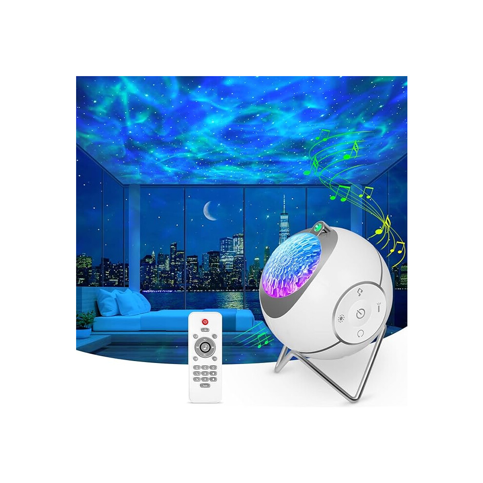 Planet Laser Projector (White), Planetarium Projector, Night Light_surprise Gift White 6902344794901