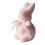 Flocking Rabbit Easter Decorations with Bowtie, Tabletop/Mantel Props, Lightweight Easter Centerpieces – 2PCS 6