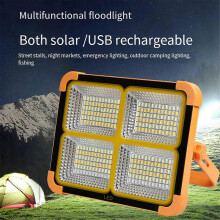 Solas Éigeandála In-athluchtaithe faoi stiúir gréine Lampa Campála Solas Cuardaigh Inaistrithe Uiscedhíonach Lasmuigh Bronntanas Sp_Iontas