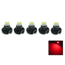 T4.2 T4 Neo Wedge 5-pack with red LED chip instrument lighting 1 1 1_Red 5-pack/1_Surprise Gift