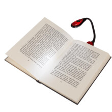 Lampa Leabhar - Lampa Léitheoireachta / Lampa LED le Gearrthóg - Leabhar atá comhoiriúnach le lampa Bronntanas Iontas Il-dhathach