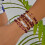 Bracelet à breloques sportif extensible,-bracelet de baseball 7