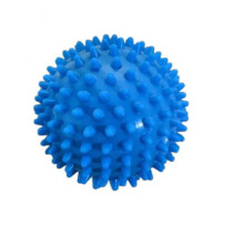 (Bright red, 7CM) Yoga Hedgehog Ball Foot Massage Ball PVC Muscle Roller Trigger Point Massage Ball Fitness Ball for Deep Tissue Release