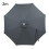 2m 8 Ribs Universal Patio Umbrella Replacement Canopy UV30+ Protective Waterproof Polyester Fabric(Gray) 1