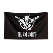 (E, 60 x 90cm) (E, 90 x 150cm) Tib 3x5ft Thunderdomes Hardcore Flag For Decor