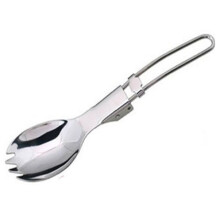 PCS Outdoor Camping Wandern Edelstahl Metall Gabel Löffel Geschirr Grillen Picknick Klappgabel