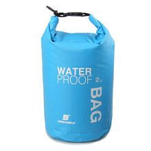 Borsa da nuoto impermeabile LUCKSTONE da 2 litri, resistente ai graffi e all'usura, per attività all'aperto (blu)