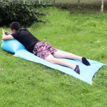 Wasserdichte, luftgefüllte Picknickdecke für den Außenbereich, geeignet für Sand, Strand und Gras, Ausführung: Einzeln (Farbe zufällig)