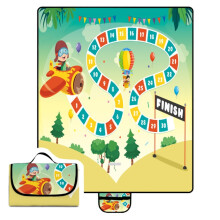 Y020 Feuchtigkeitsbeständige Outdoor-Grasmatte, verdickte, wasserdichte Picknickmatte (2x2m)