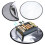 Round Camper Camping Lawn Fire Rack Flame Insulation Land, Diameter: 36 Inches 1