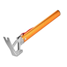 Outdoor camping multi-functional tent tent with ground pegs and hammer (orange)