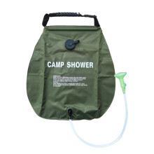 Bolsa de agua para ducha de camping al aire libre de 20 litros (versión sencilla)