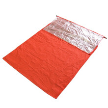 Outdoor-Wander-Camping-Schlafsack mit wärmereflektierender Thermoisolierung, Notfalldecke, Doppelhülle, 200 cm x 145 cm