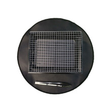 Feuerfeste Grillmatte aus Fiberglas, hitzebeständige Campingmatte, 61 cm (24 Zoll)
