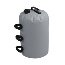 Multi-functional tent with water and sand filling, windproof and fixed water bag, size: 24x45cm (grey)