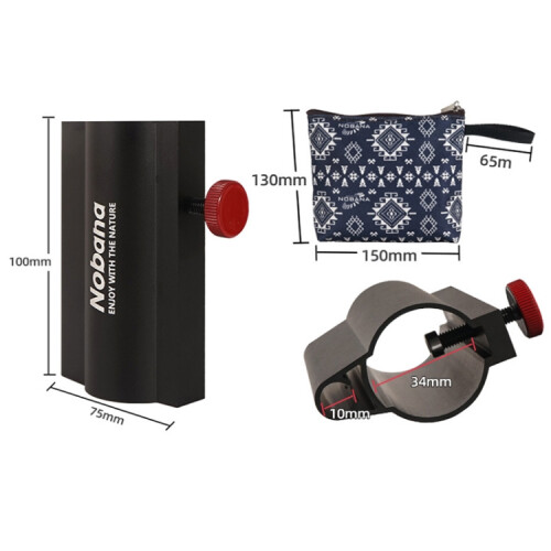 Outdoor Camping Canopy Pole Holder(Black) 2
