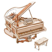 Magische houten 3D-pianopuzzel – Mechanische 3D-muziekinstrumentendoos voor volwassenen
