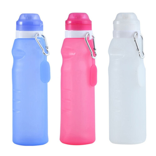 XC-282 Βραστήρας σιλικόνης 600ml με αναδιπλούμενο κύπελλο για κάμπινγκ, ποδηλασ 1