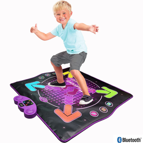 Bluetooth Electronic Dance Mat Children Music Dance Pad, Spec: Lighting Type 1