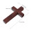 Croix Murale En Bois Décor Rustique Marron Sculptée Main 2