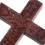 Croix Murale En Bois Décor Rustique Marron Sculptée Main 4