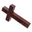 Croix Murale En Bois Décor Rustique Marron Sculptée Main 10