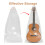 3Pièces Étuis Protection Guitare Plastique Transparent Usage 5