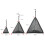 Bolsa de almacenamiento triangular plegable de malla para exteriores CLS M 3