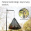 Bolsa de almacenamiento triangular plegable de malla para exteriores CLS M 6