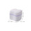 4Pcs Plastic Dental Retainer Soaking Case with Locking Lid Assorted 2