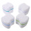 4Pcs Plastic Dental Retainer Soaking Case with Locking Lid Assorted 10