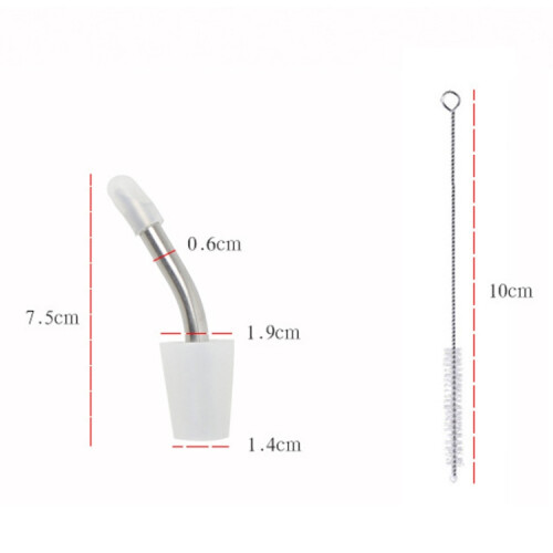 COOLCAMP Outdoor Camping Kettle Extension Spout Coffee Pot Conversion Thin Tube 2