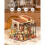 Ξύλινο παζλ 3D - Μινιατούρα σπιτάκι Emily's Flower Shop, εσωτερική διακόσμηση παζλ 2