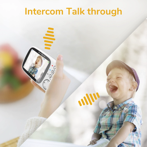 BabyPhone 120 - Οθόνη LCD 3,2" - Έλεγχος θερμοκρασίας - Νυχτερινή όραση - Εμβέλεια έως 260 1