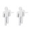 Silver Earring Women Unique Earrings (1 Pair) 1