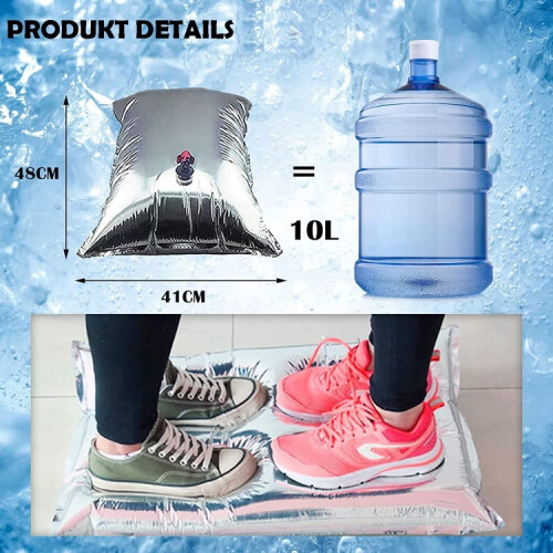 Τσάντα νερού έκτακτης ανάγκης για πικνίκ, μονωμένη τσάντα αποθήκευσης ποτών, 2